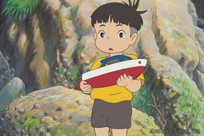 Рыбка Поньо на утесе - Скриншот 2