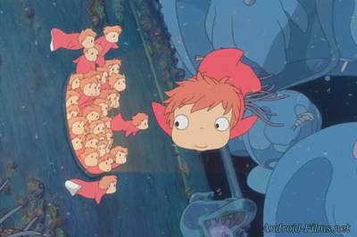 Рыбка Поньо на утесе - Скриншот 1