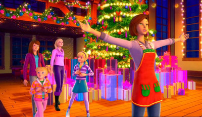 Барби: Чудесное Рождество - Скриншот 1